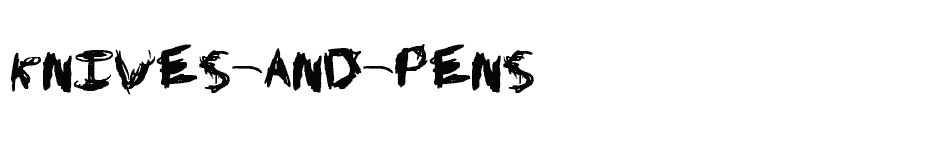 font Knives-and-Pens download
