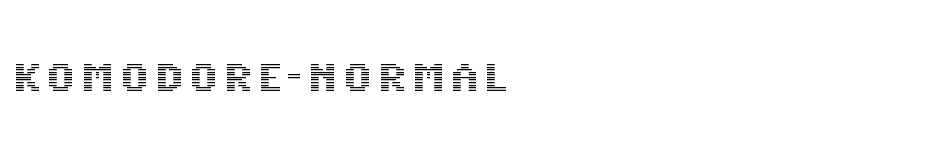 font Komodore-Normal download