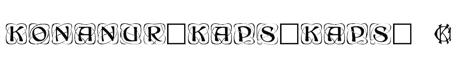 font Konanur-Kaps-Kaps:001.001 download