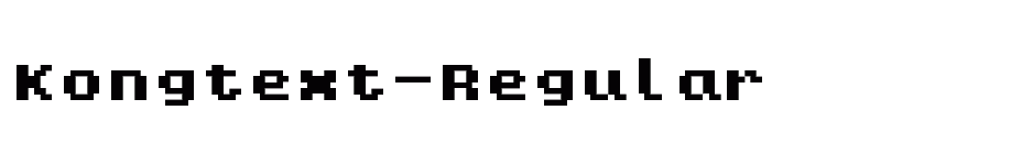 font Kongtext-Regular download