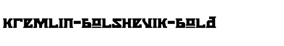 font Kremlin-Bolshevik-Bold download
