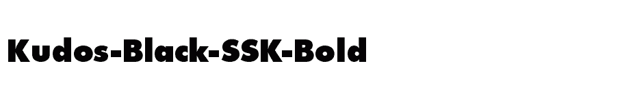 font Kudos-Black-SSK-Bold download