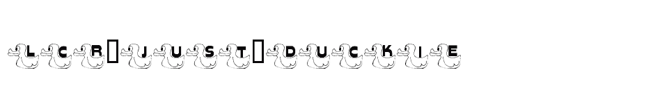 font LCR-Just-Duckie download