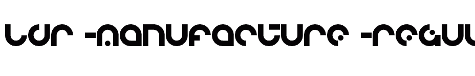 font LDR-MANUFACTURE-Regular download
