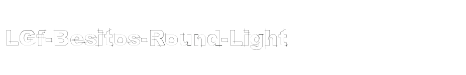 font LGf-Besitos-Round-Light download