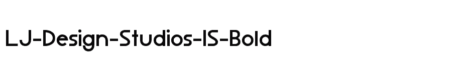 font LJ-Design-Studios-IS-Bold download