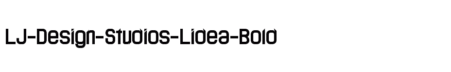 font LJ-Design-Studios-Lidea-Bold download