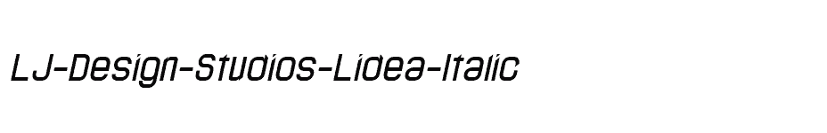 font LJ-Design-Studios-Lidea-Italic download