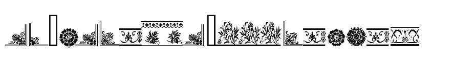 font LM-Floral-Borders download
