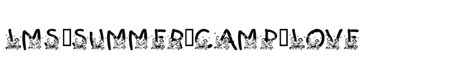 font LMS-Summer-Camp-Love download
