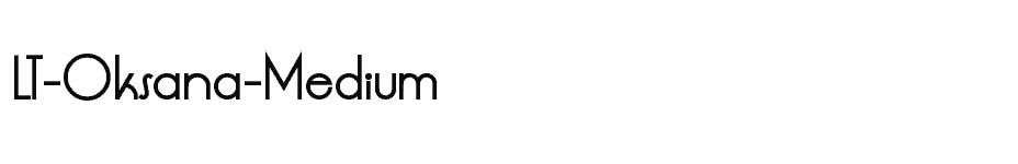 font LT-Oksana-Medium download