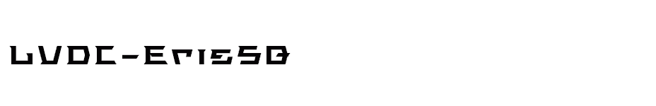 font LVDC-ErisSQ download