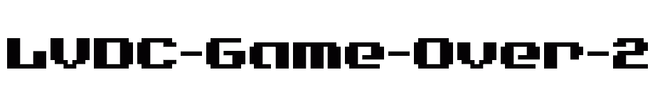 font LVDC-Game-Over-2 download