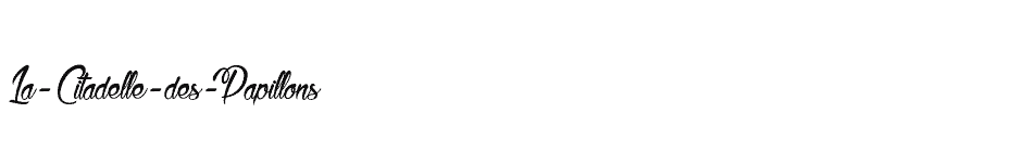 font La-Citadelle-des-Papillons download