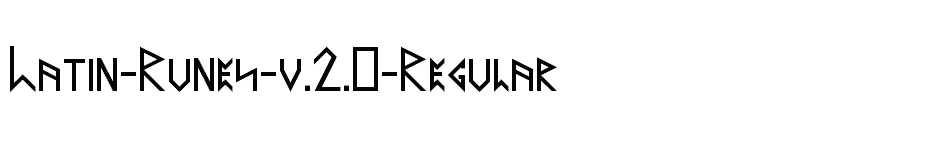 font Latin-Runes-v.2.0-Regular download