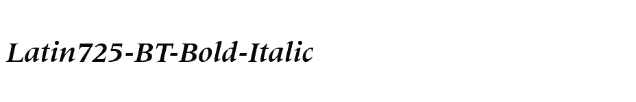 font Latin725-BT-Bold-Italic download