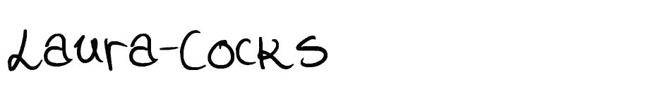 font Laura-Cocks download