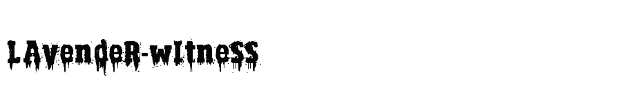 font Lavender-Witness download