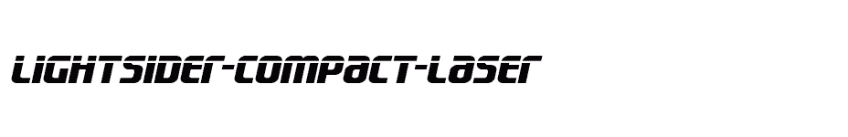 font Lightsider-Compact-Laser download