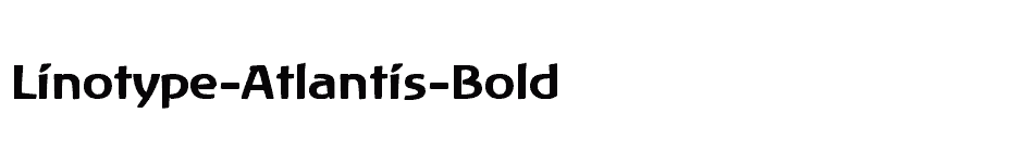 font Linotype-Atlantis-Bold download