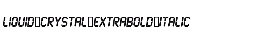 font Liquid-Crystal-ExtraBold-Italic download