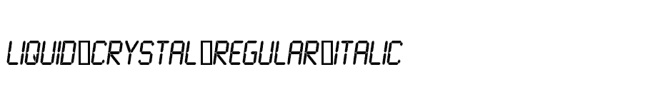 font Liquid-Crystal-Regular-Italic download