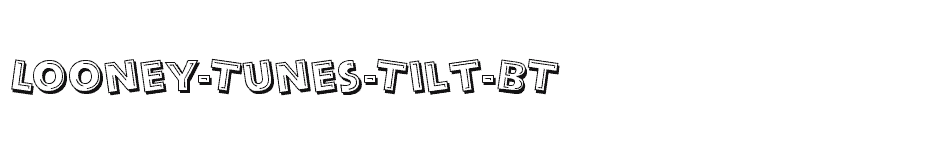 font Looney-Tunes-Tilt-BT download