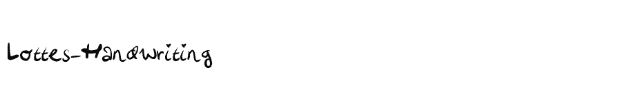 font Lottes-Handwriting download