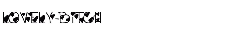 font Lovely-Bitch download