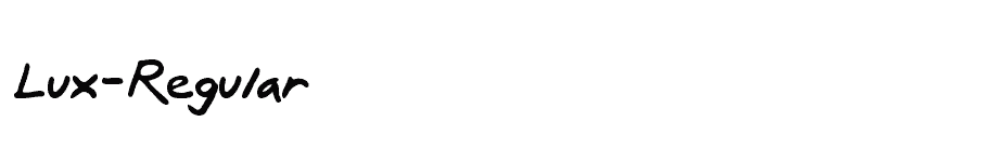 font Lux-Regular download