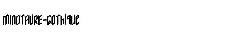 font MINOTAURE-Gothique download