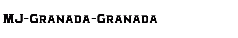 font MJ-Granada-Granada download