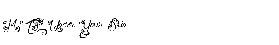 font MTF-Under-Your-Skin download