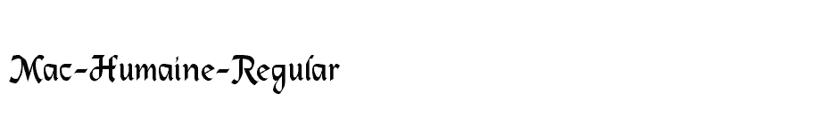 font Mac-Humaine-Regular download