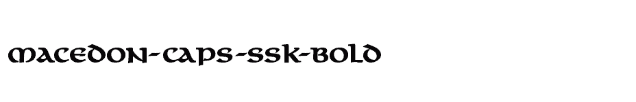 font Macedon-Caps-SSK-Bold download