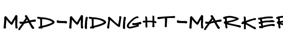 font Mad-Midnight-Marker download