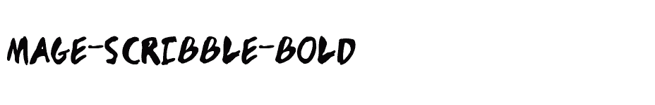 font Mage-Scribble-Bold download