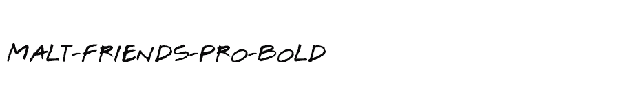 font Malt-Friends-Pro-Bold download