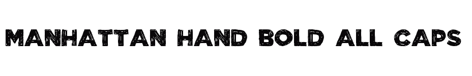 font Manhattan-Hand-Bold-All-Caps download