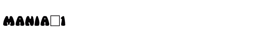 font Mania-1 download