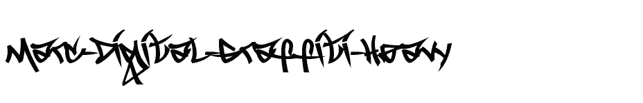 font Marc-Digital-Graffiti-Heavy download