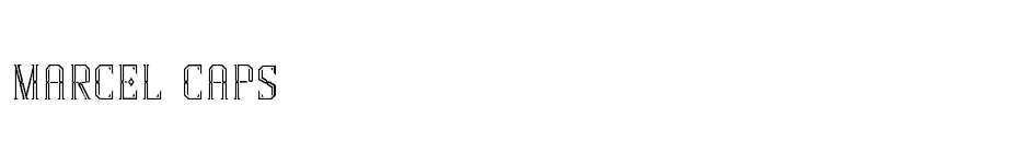 font Marcel-Caps download