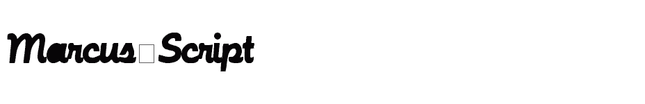 font Marcus-Script download