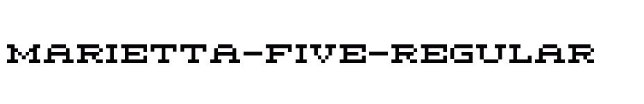 font Marietta-Five-Regular download