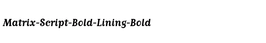 font Matrix-Script-Bold-Lining-Bold download