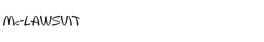 font Mc-Lawsuit download