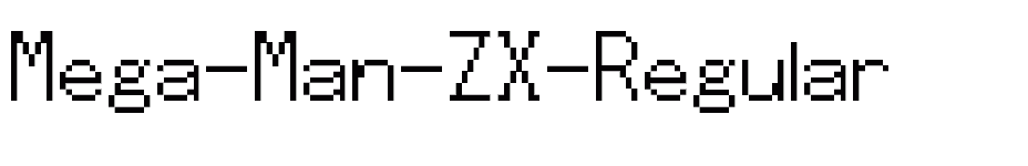 font Mega-Man-ZX-Regular download
