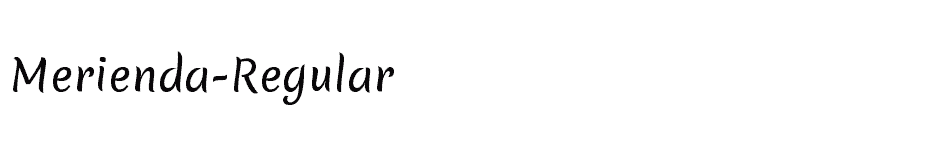 font Merienda-Regular download