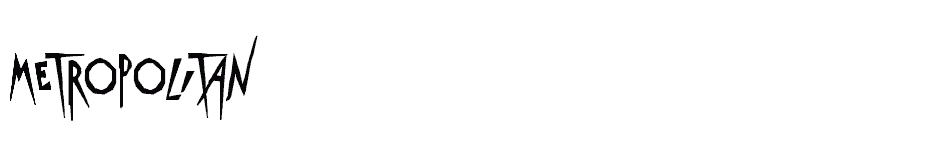 font Metropolitan download
