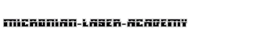 font Micronian-Laser-Academy download